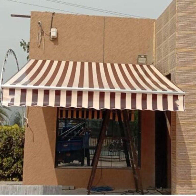 PVC coated awning