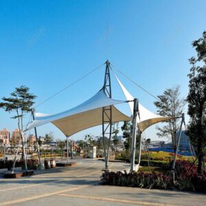 PVC coated canopy
