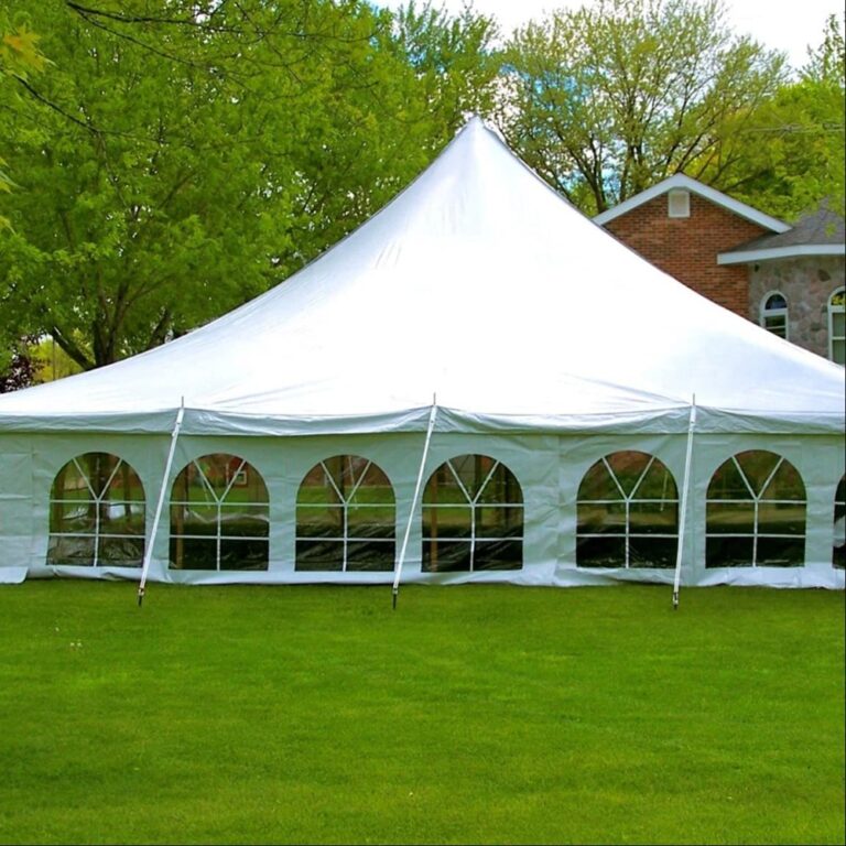 PVC coated fabric tent